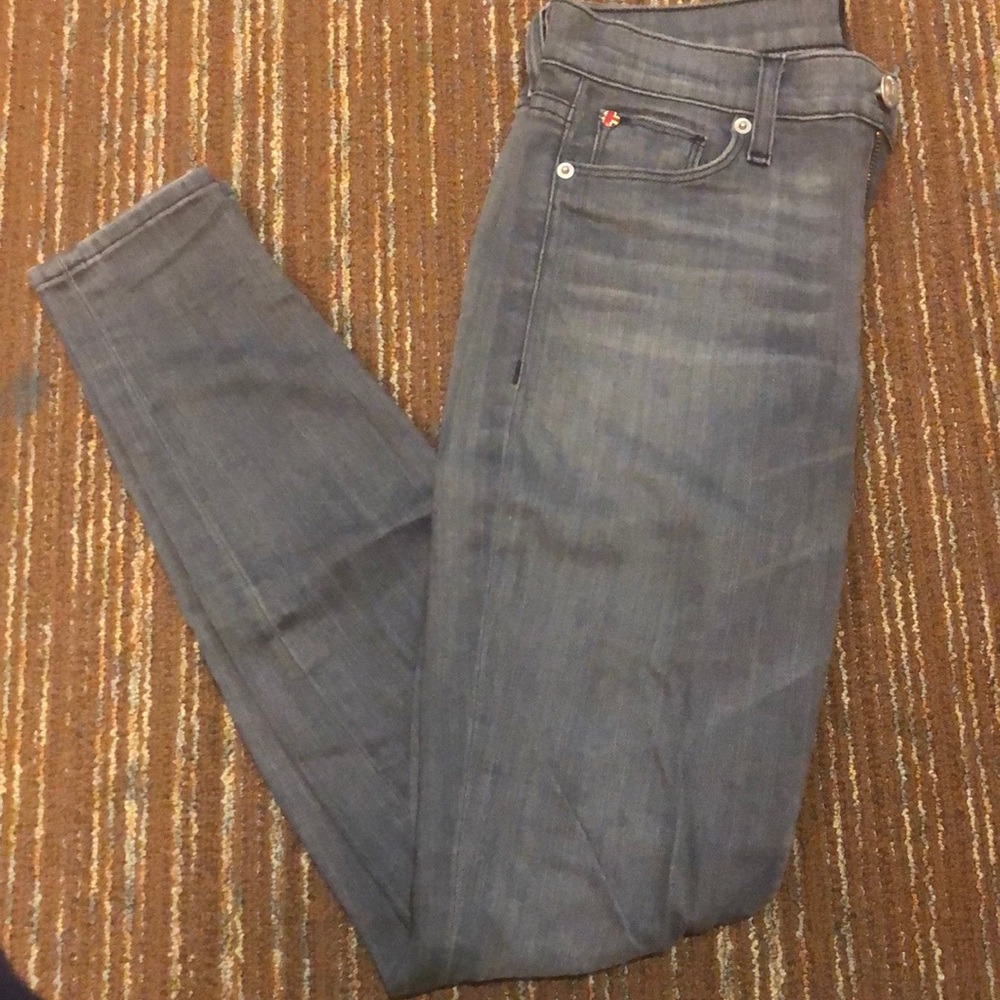 Hudson acid wash denim skinny